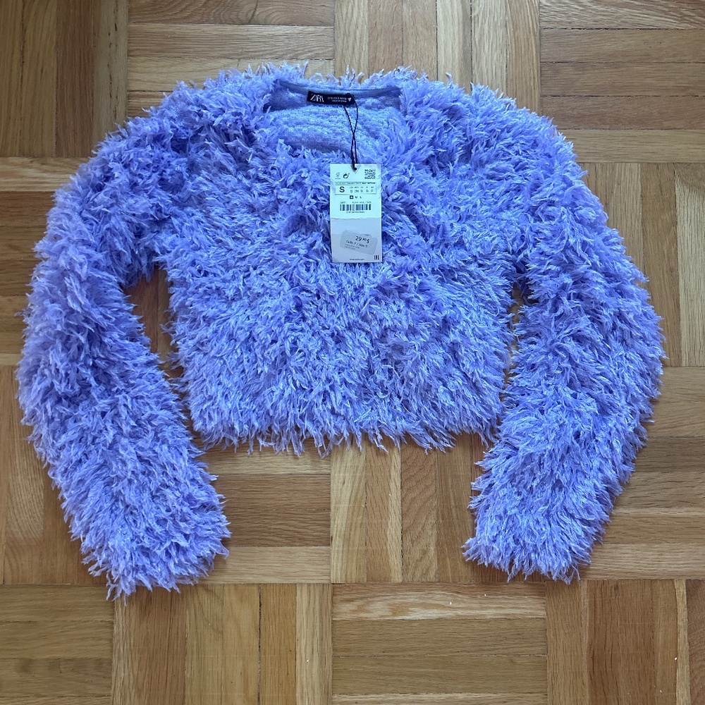 Zara feather top